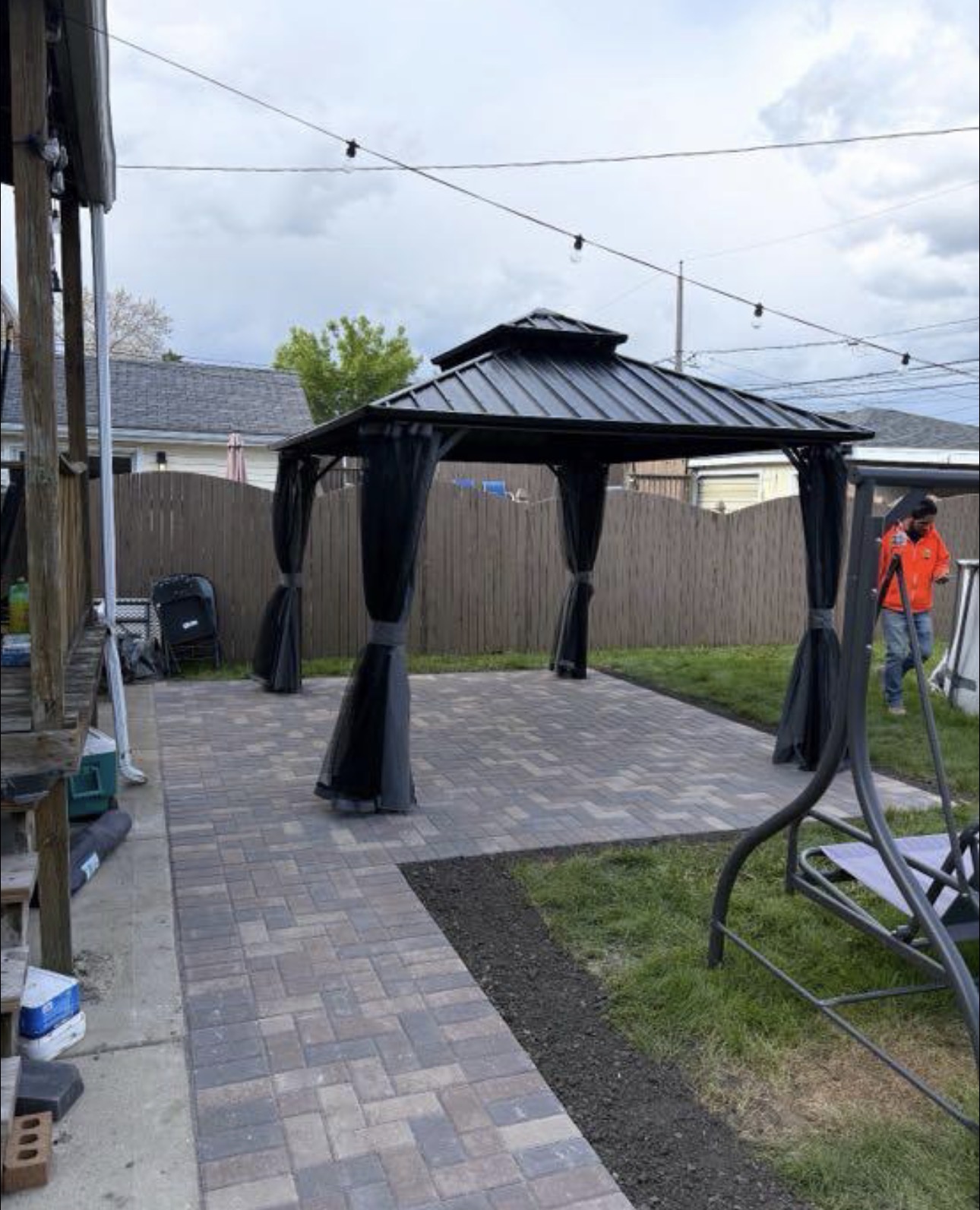 Paver Patio & Gazebo